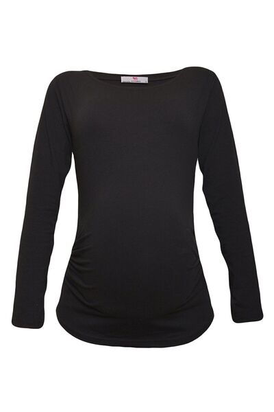 Luvmabelly 2301-2309 Tricou de maternitate din bumbac cu mânecă lungă