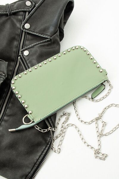 İAMBTŞY Geantă crossbody pentru fetiță, cu lanț cu margele, pentru femei