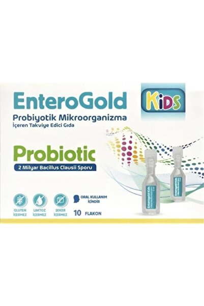 EnteroGold Kıds Probıotıc 5 ml 10 Flk 3 adet