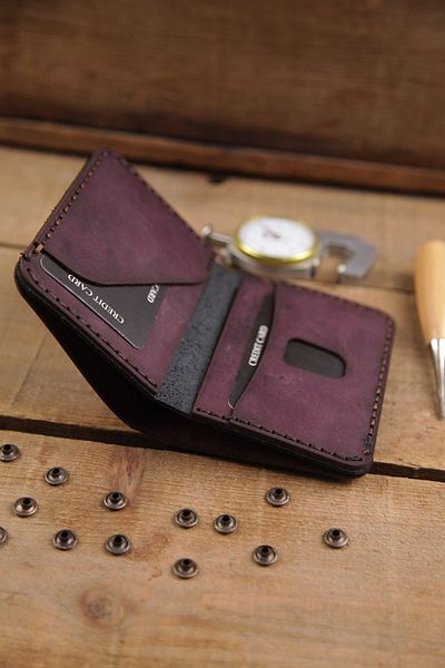 New Coast Leather 1900's Ανδρικό Πορτοφόλι - Γνήσιο Δέρμα, Χειροποίητο