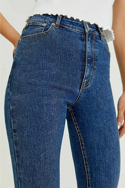 DRC trend Extra High A.c.a.i.p S.o.l.m.a.z Blue Loose Jeans Pantaloni Palazzo (super High)