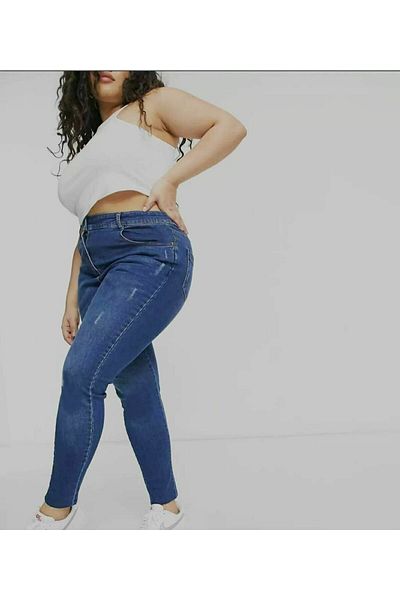 DRC trend Blue Claws Plus Size Skinny Jeans (slim)