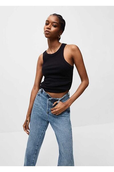 DRC trend KSNUMKSs Licra Shabbi Žene Mid Snov Blue Super visokog struka Loose...