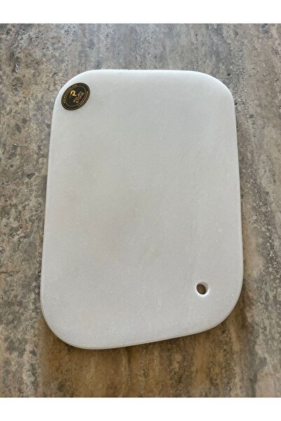 Polen Stone Beyaz Mermer Doğrama Taşı / sunumluk / Kahvaltılık