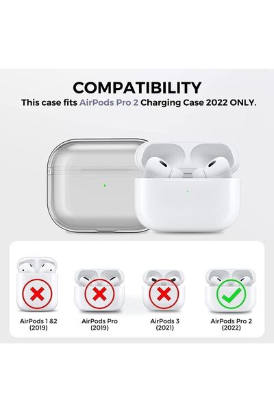 white case AirPods Pro 2 Uyumlu Minnion Tasarımlı Silikon Kılıf – Şık Ve Koruyucu Kapak