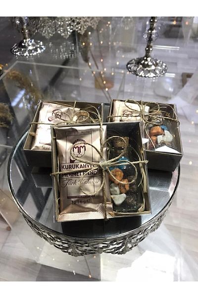 50 Pcs Promise Engagement Baby Gift Coffee And Pebble Banana Fiber Bottle Wedding Candy