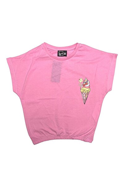 Cloise Children's T-Shirt Wound Sleeve Candy Pink