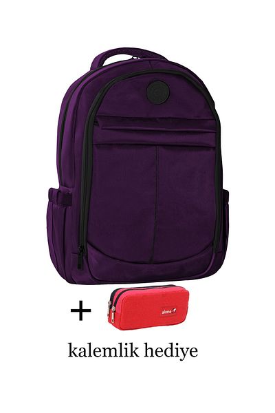 Alone 7510 Model Lilac School Backpack - Water Resistant