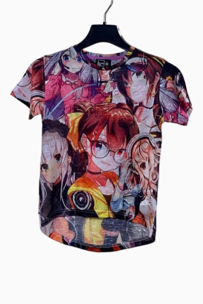 Cloise Anime Štampano Devojka Žuta T-shirt