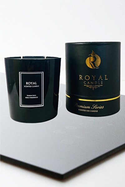 ROYAL MUM Royal Lüks Serıes Black Orchıd - Yoğun Kokulu - 2 Fitilli Bardak Mum