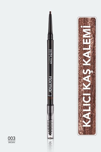 Flormar Tx Eyebrow Ultra Thin Brow Pencil - 003 Brown -8690604572120 New Model Dese