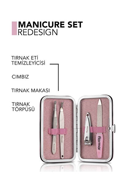 Flormar 4'lü Manikür Seti (TIRNAK M.-TÖRPÜ-TIRNAK ETİ T.-CIMBIZ) - Manicure Set - 036 - 8690604598465