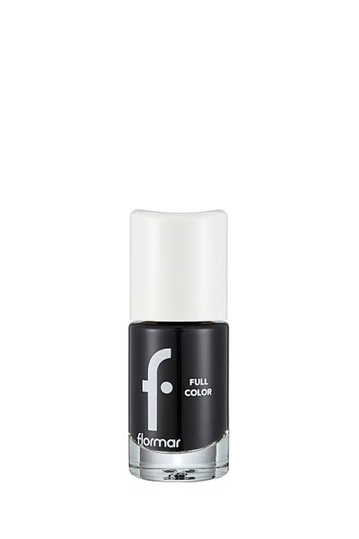 Flormar Full Color Nail Enamel, FC32 Victory of Black