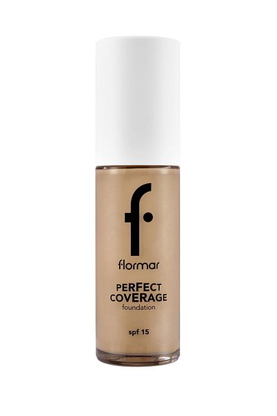 Flormar Perfect Coverage Intensive Concealing Water Based Foundation (COOL BOTTOM TONE) -108 Honey -8682536058285
