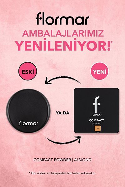 Flormar Intensely Pigmented 102 Almod Compact Powder -8682536051385