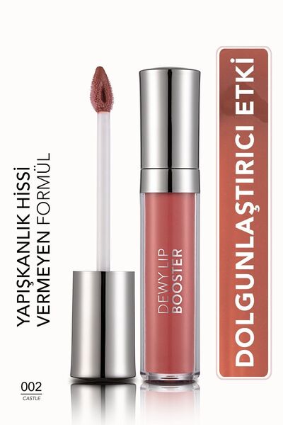 Flormar Dolgunlaştırıcı Dudak Parlatıcısı - Dewy Lip Booster - 002 Castle - 8690604619047