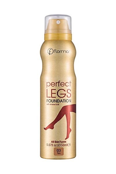 Flormar Ton Eşitleyici Bacak Fondöteni (SICAK ALT TON) - Perfect Legs Foundation - 003 Tan - 8690604200696