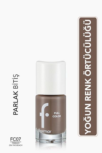 Flormar Flormar Full Color Nail Enamel FC07 Pebbles on the Beach