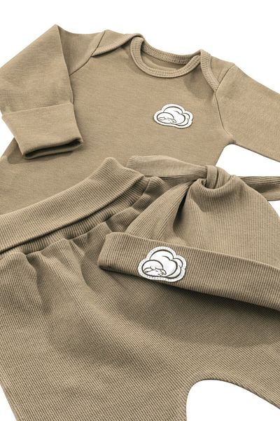 tinylamb Coconut Unisex 8 Piece Hospital Discharge Set Organic Cotton Newborn Set
