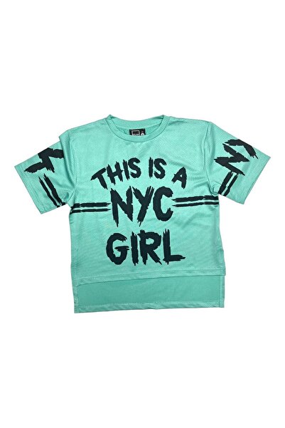 Cloise Dete Oversize kroj Mint T-shirt