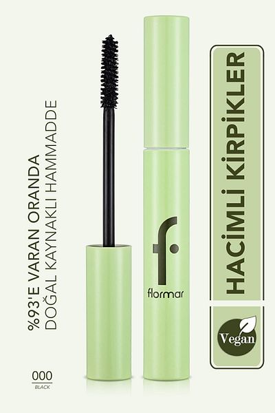 Flormar Green up Mascara - 000 Black, Model 42000012 -000