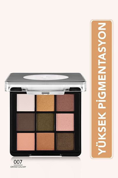 Flormar Matte & Shimmer Creamy Eyeshadow Palette - Eye Shadow Palette - 007 Grand Galaxy- 8682536048491