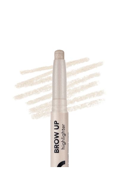 Flormar Elevator Illuminating Eyebrow Pencil Silver -brow Up Highlighter Pencil-001 Diamond-8682536072434