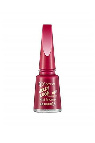 Flormar Nail Polish - Jelly Look Nail Enamel Cranberry Jam8690604497768