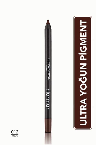 Flormar Kahverengi Göz Kalemi Ultra Eyeliner No: 012