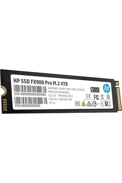 HP Fx900 Plus 4Tb Gen 4X4 Pcie Nvme M.2 Ssd - 7400Mb/S-6500Mb/S Playstation Compatible 7F619Aa