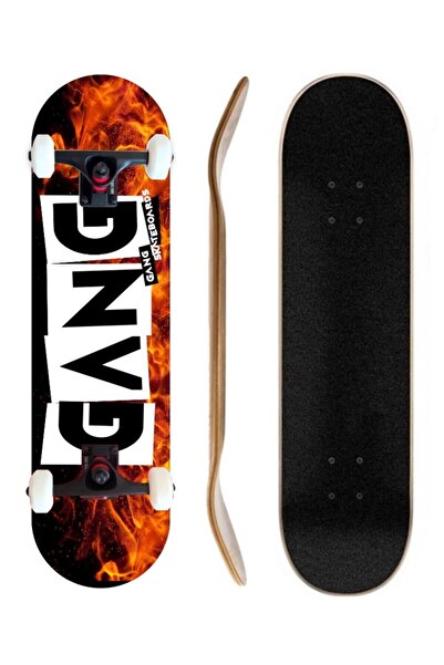 Gang Skateboards 8.0 Fire Complete Profesyonel Kaykay