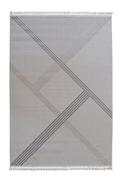 Dolce Vita Halı Macau 583 Rail Halı Iskandinav Tarz Saçaklı Modern Salon Otur...