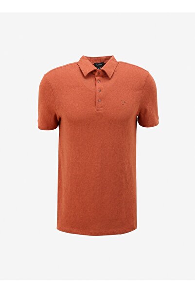Fabrika Kiremit Erkek Basic Polo T-shirt F4sm-tst 0183