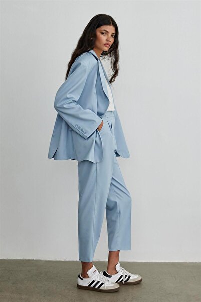 Suud Collection Masculine Blue Blazer Jacket