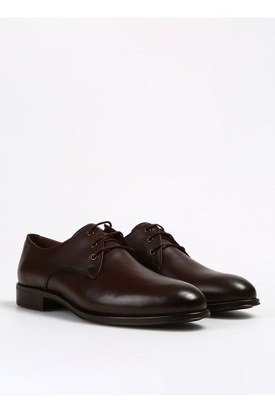 Fabrika Brown Men's Leather Classic Shoes Hopper