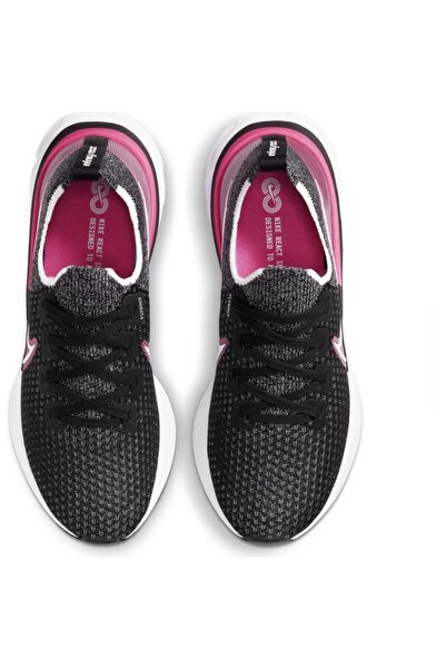 Nike Kadın Siyah React Infinity Run Flyknit Spor Ayakkabı  Cd4372-009