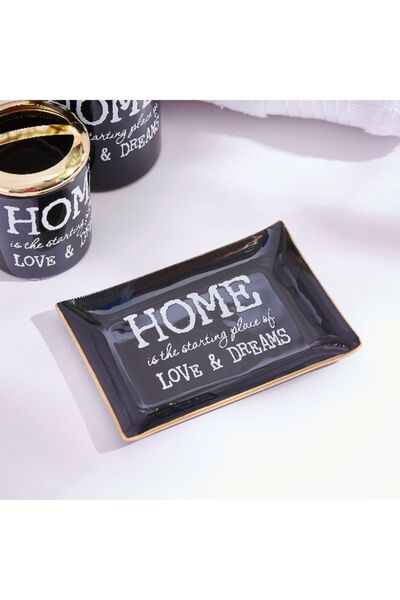 Home Box Vega 3 Parça Cam Banyo Aksesuar Seti