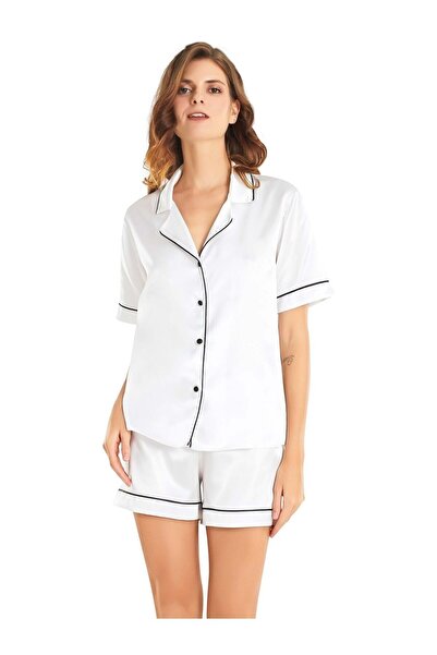 MOONGIRL KADIN SATEN ŞORT TAKIM