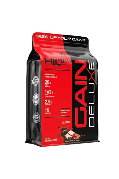 HIQ NUTRITION Hıq Gaın Deluxe 3 Kg Double Chocolate Flavored