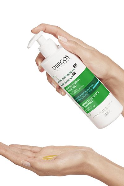 Vichy Dercos Anti-Dandruff Care Shampoo Effective Against Dandruff for Normal and Oily Hair 390 ml