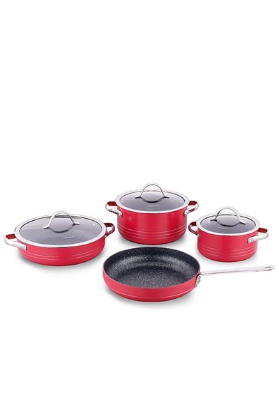 KORKMAZ Linea 7 Piece Viva Cookware Set