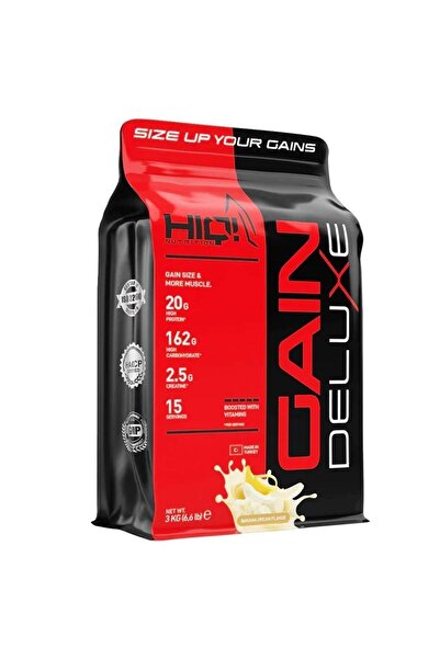 HIQ NUTRITION Hıq Gaın Deluxe 3 Kg Banana Dream Flavored