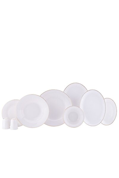 KORKMAZ Lena Collection 60 Parça Altın Yemek Takımı