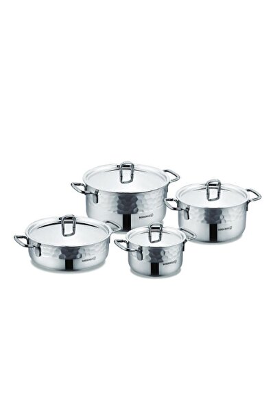 KORKMAZ A1963 Erna 8 Parça Tencere Seti
