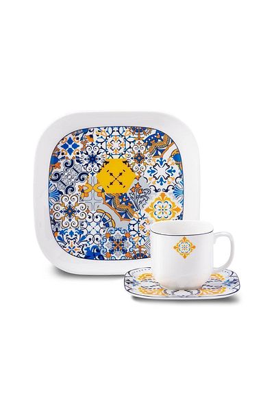 KORKMAZ Kappa Collection 28 Piece Breakfast Set A8692