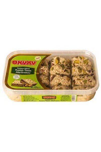 Okyay Baklava Dilimli Fıstıklı Tahin Helvası 450 G