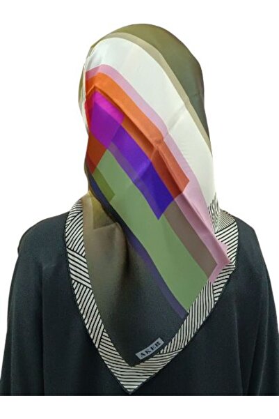 Aker ΜΕΤΑΞΙΝ ΚΡΕΠ ΣΑΤΕΝ Φουλάρι 8859701