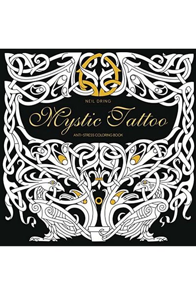 Ingram Mystic Tattoo An Antistress Colouring Book Colouring Books