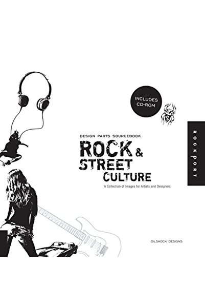 Hachette كتاب مصدر أجزاء التصميم لموسيقى الروك وثقافة الشارع مئات من الأيقونا...