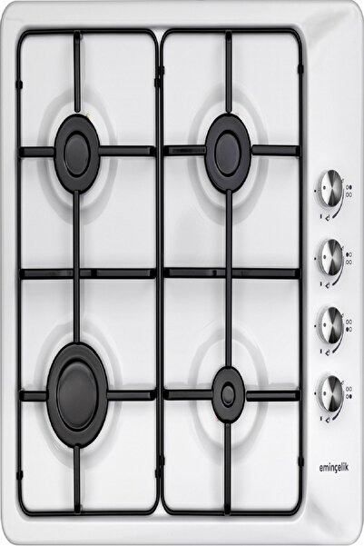 Eminçelik Ec-ah 3140 We60 Ankastre Gömmeli Beyaz Emaye Ocak Sancak Alimer